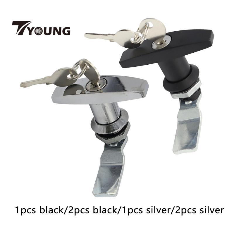 [มีจําหน่าย] Rust Proof T SHAPE Handle Lock with Keys Caravan Canopy Locks Accessories