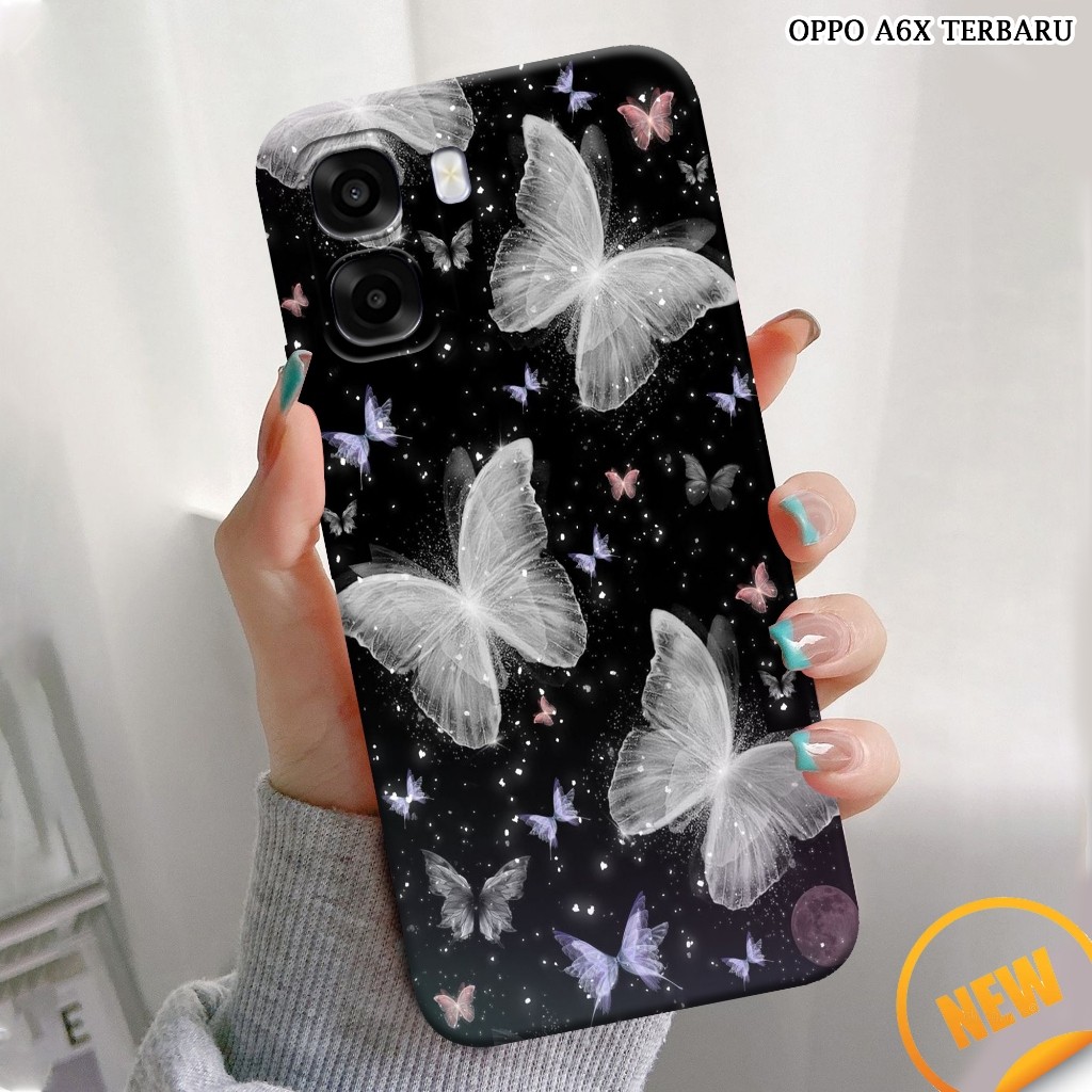 HP ล่าสุด OPPO A6X 4G Case - Geloracase - OPPO A6X 4G Case - Butterfly Case Motif - OPPO - OPPO A6X 