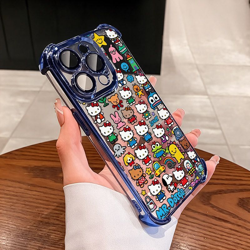 ชัดเจน เคส สำหรับ OPPO Reno 16F 16 15 15F 14F 13F 12F 11F 14 12 13 11 F 10 8T Pro หรูหราพรีเมี่ยมน่ารักโบว์แมวโปร่งใสชุบกันกระแทกกรณีโทรศัพท์อ่อน