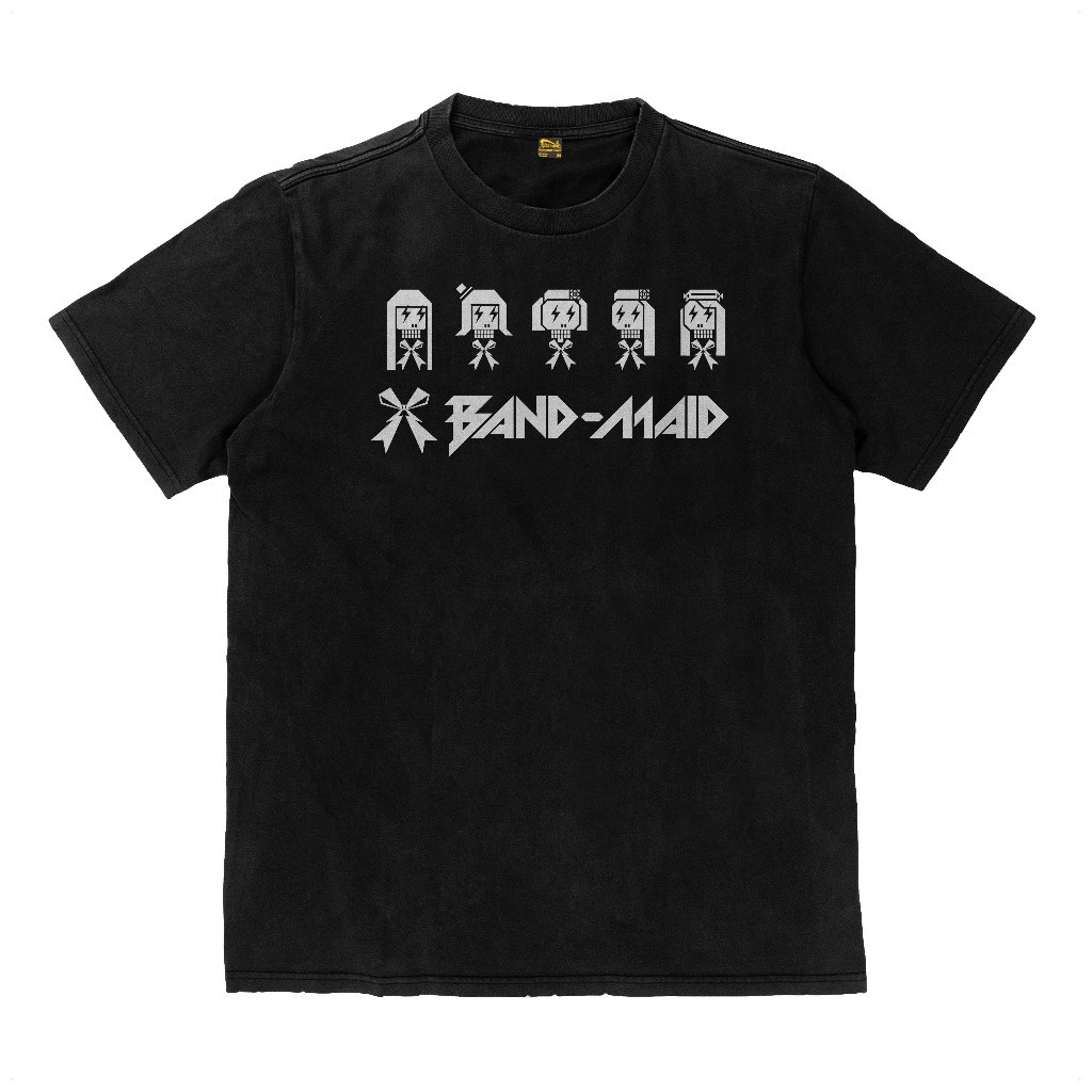BandMaid Band Maid JRock Band Rock เสื้อยืดหนาเสื้อยืด Flexinc 16s Heavyweight