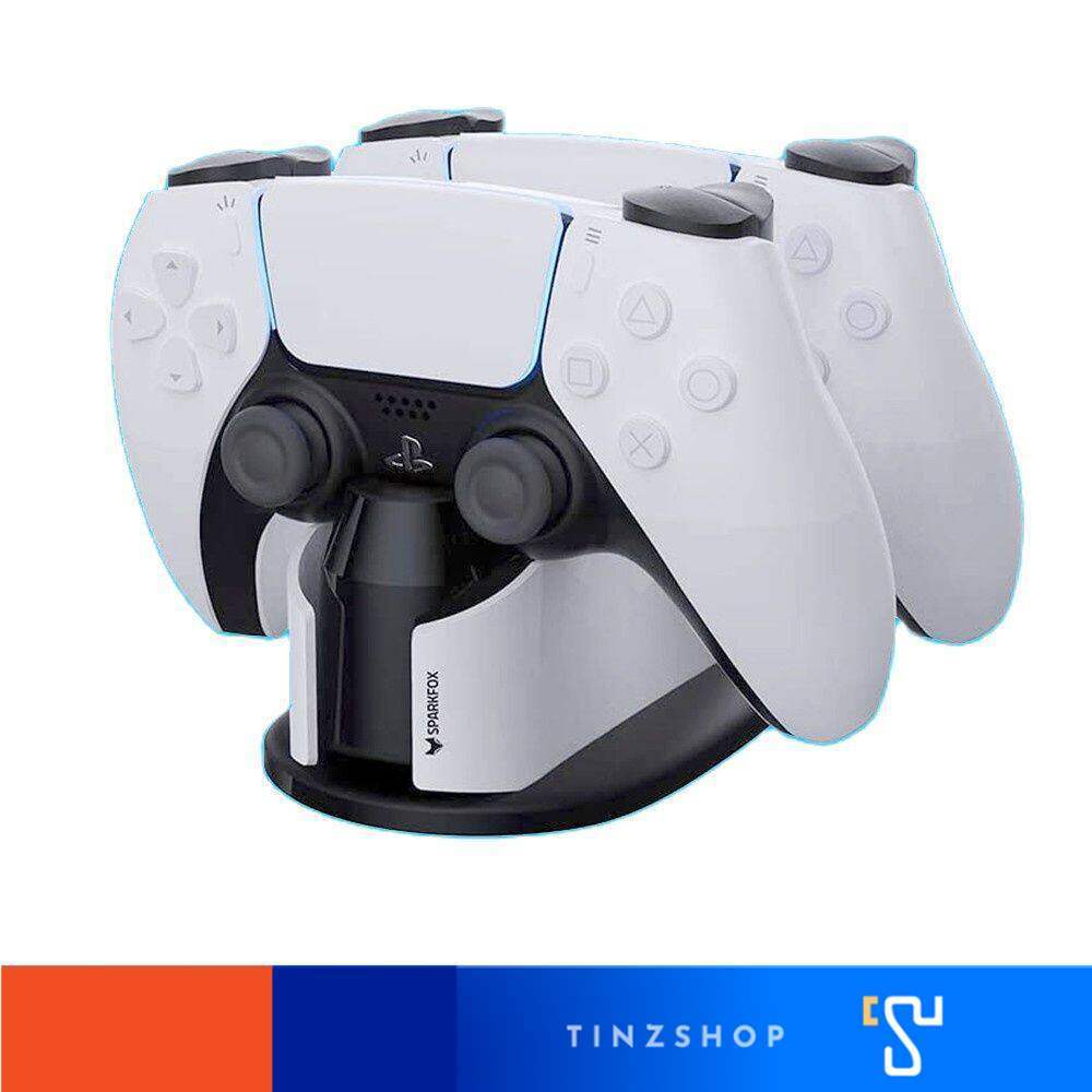 [ส่งด่วน] SPARKFOX Dual Charge Dock USB Powered แท่นชาร์จจอย PS5 DualSense ที่ชาร์จจอย PS5 ราคาประหยัด