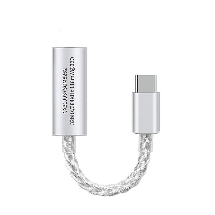 JCALLY JM7 MAX / JM-7 MAX / JM 7 MAX CX3193 + SGM8262 OPAMP ชิป DAC ประเภท C ถึง 3.5 มม. IEM หูฟังอะ