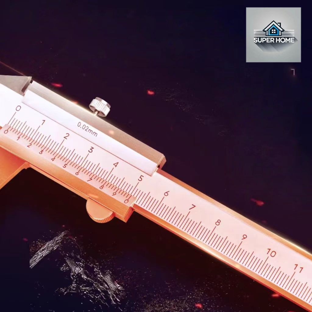 DSK Carbon Steel High Precision Vernier Caliper For Measuring 0-150mm 0-200mm 0-300mm DistanceWith Box High Precisi - รูปที่ 2
