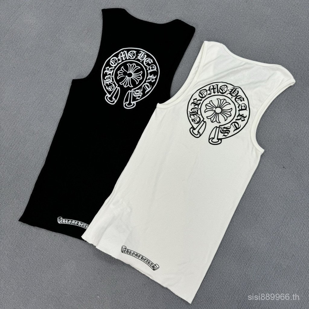 เสื้อยืดสไตล์ใหม่ พิมพ์ลายสีขาวและดำ ยืดหยุ่นสำหรับทุกกิจกรรม