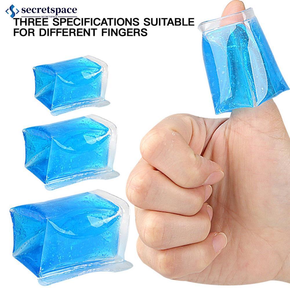 SECRETSPACE PVC เจลประคบเย็น Finger Cots Finger Reusable Finger Toe แหวนแขน Soothing Cooling Finger 