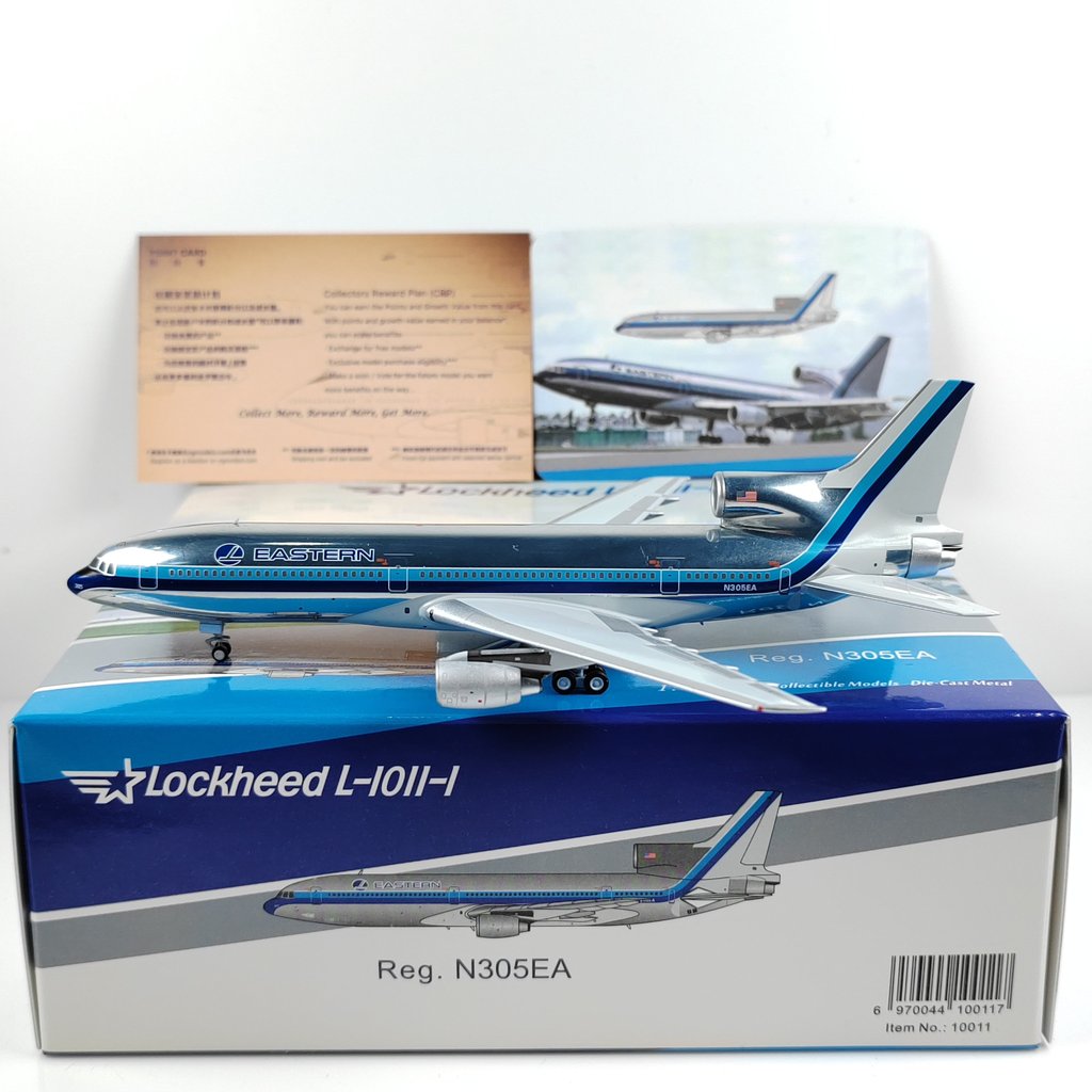 สต็อกพร้อมของแท้ - รุ่น NG 10011 1: 400 American Oriental Airlines L-1011 N305EA รุ่นโลหะผสม