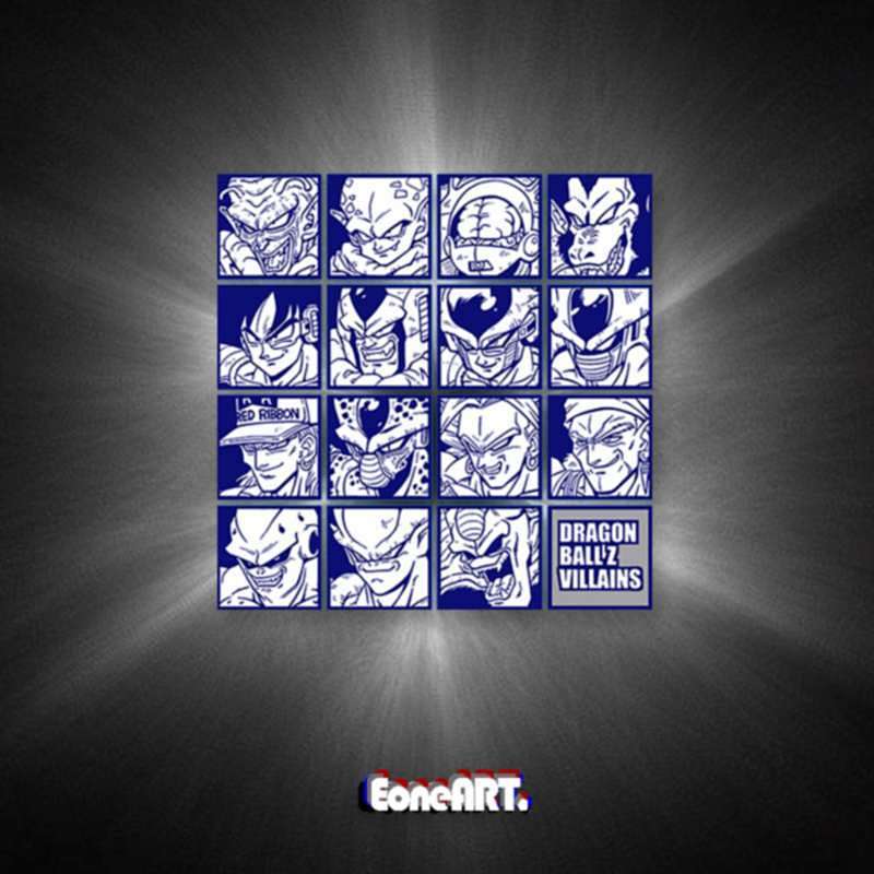 [Dragon Ball] Reflective Bumper Stickers Dragon Ball Character Collection Automobile Sticker Bumper 