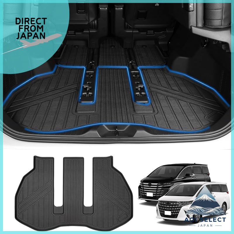 GIMUYA Toyota New Model Alphard 40 Series Vellfire 3D Luggage Mat Waterproof ALPHARD VELLFIRE 40 Ser