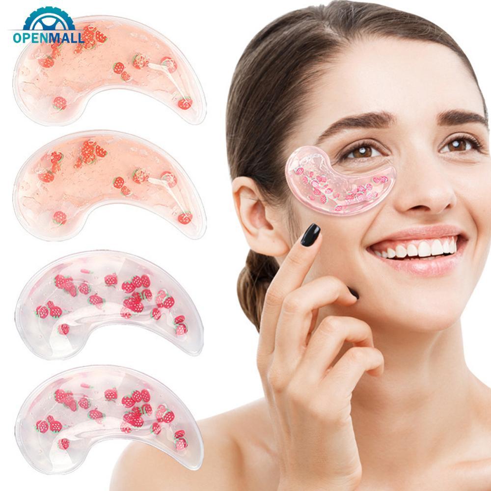 OPENMALL 2pcs Cooling Gel Eye Pads Reusable Gel Eye Bag Patch Hot Cold Eye Patch Gel Eye Ice Pack P4