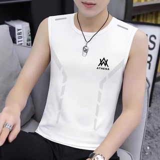 เสื้อยืดผู้ชายระบายอากาศได้ดี แห้งไว สไตล์กีฬา ไหล่กว้างสำหรับการฝึกอบรม