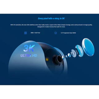 EZVIZ C6N G1 3K ULTRA HD Next-Generation Pan & Tilt Wi-Fi Smart Home Indoor Camera กล้องวงจรปิดภายใน