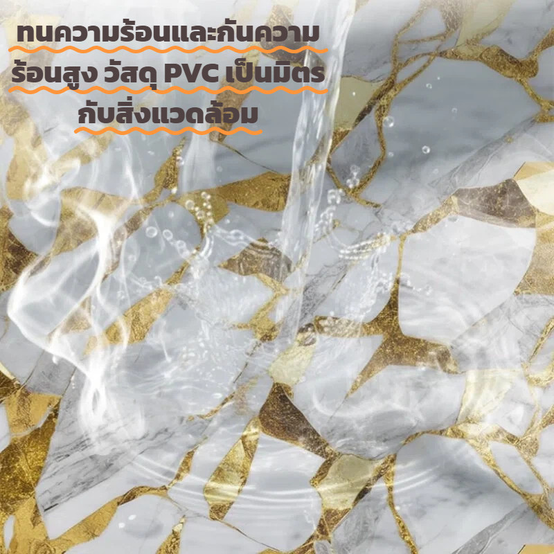 สติกเกอร์ติดผนังครัว กันน้ำมัน กันน้ำ กันความชื้น รูปที่ 2