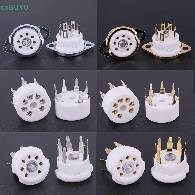 [cxGUYU] 1PCS 6AQ5 EAA91 6J1 6J2 6X4 6Z4 หลอด Soet Gold-plated Soet สําหรับ 7Pin B7G เครื่องขยายเสีย