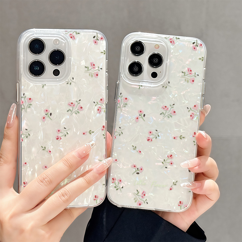 ✨การจัดส่งในพื้นที่✨เคสโทรศัพท์ใสแวววาวสำหรับ iPhone16 14 13 11 6 7 8 PLUS Pro PROMAXเคสโทรศัพท์TPU