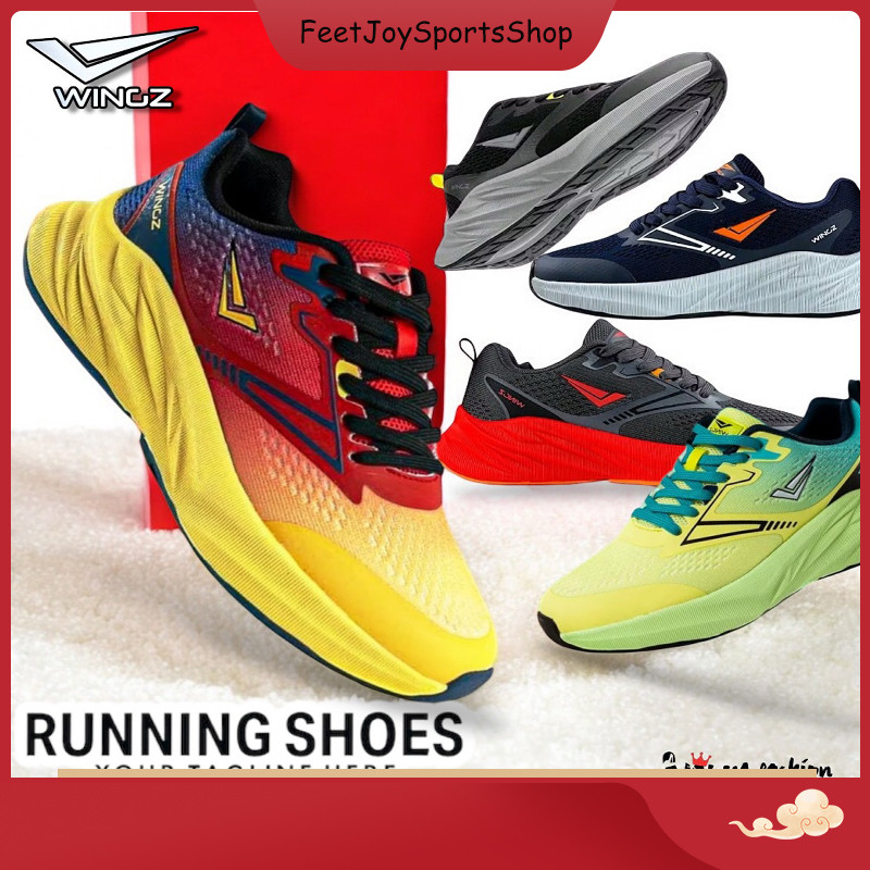 NFshoes รองเท้าผ้าใบ Wingz รองเท้าวิ่งสำหรับผู้ชาย ใส่ออกกำลังกาย น้ำหนักเบา รุ่น WZ-M553 WZ-M511 ไซ