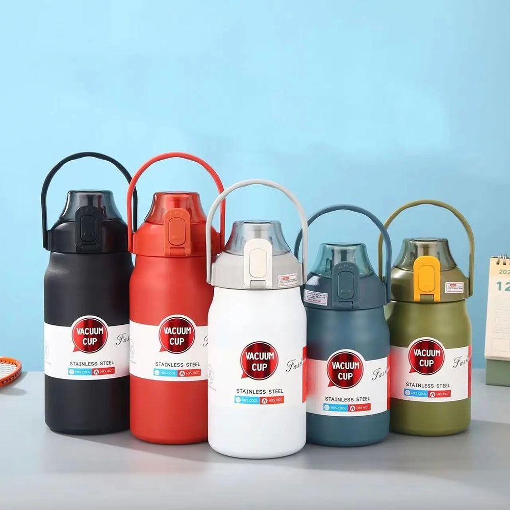 YUSENS 1 ชิ้นขวดฝาปิด, Therms Tumbber ถ้วยหมวก, Universal Splash Proof พร้อมที่จับถ้วยฝาปิดสําหรับ 1000/1200/1500/1800ml - รูปที่ 6