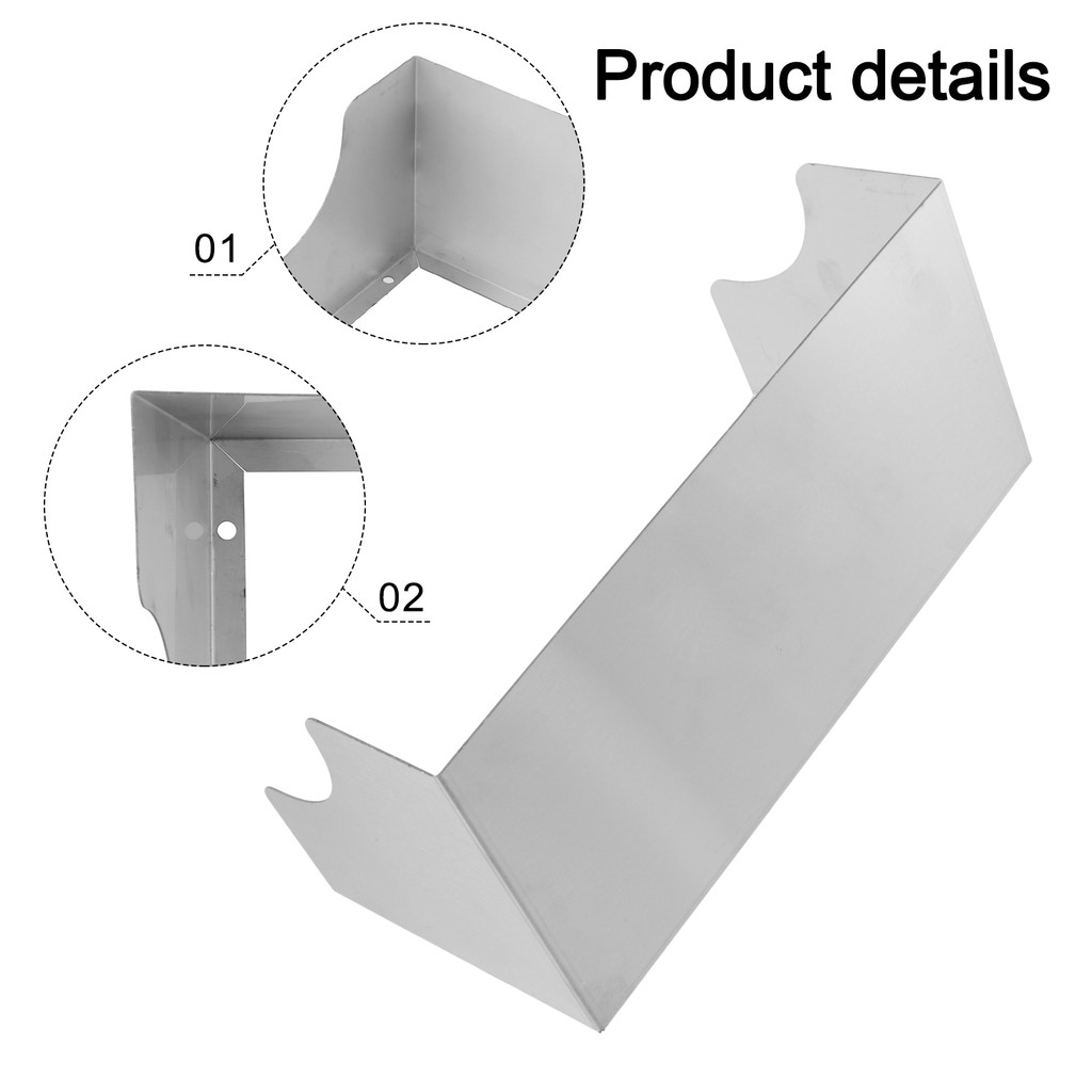 ฝาครอบออดสแตนเลสกันฝุ่นฝนโล่ไฟฟ้าช็อตความปลอดภัย - รูปที่ 5