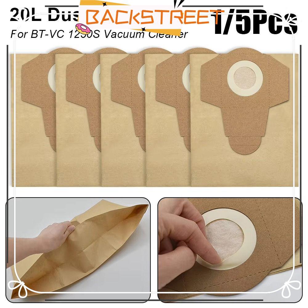 BACKSTAGE 1/5Pcs Wet And Dry Vac กระเป๋า,อุปกรณ์เสริมฝุ่นคอลเลกชันถุงเก็บฝุ่น, 20L เครื่องดูดฝุ่นอะไ