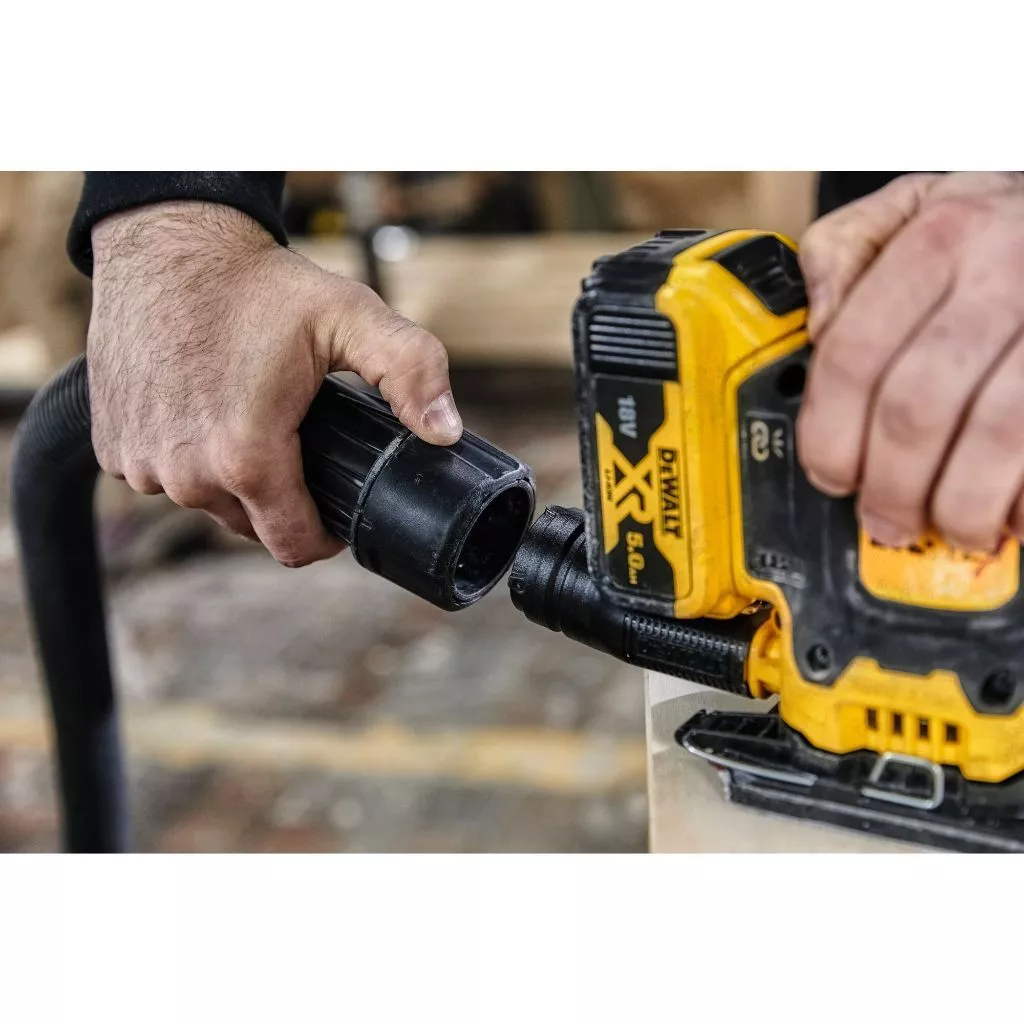 DEWALT เครื่องขัดกระดาษทรายไร้สาย 20V Max รุ่น DCW200N-XJ เครื่องเปล่า thumbnail 5