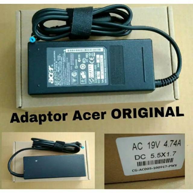 Acer Aspire 4810,4810t,4810tz,4920,4930,4935.5000,50, 19V 4.74A อะแดปเตอร์ต้นฉบับ