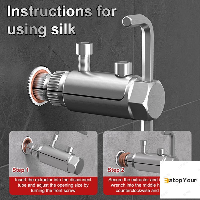 EatopYour Universal Faucet Broken Wire Extractor Damaged Screw Extractor Remover Wire Stripped Screw