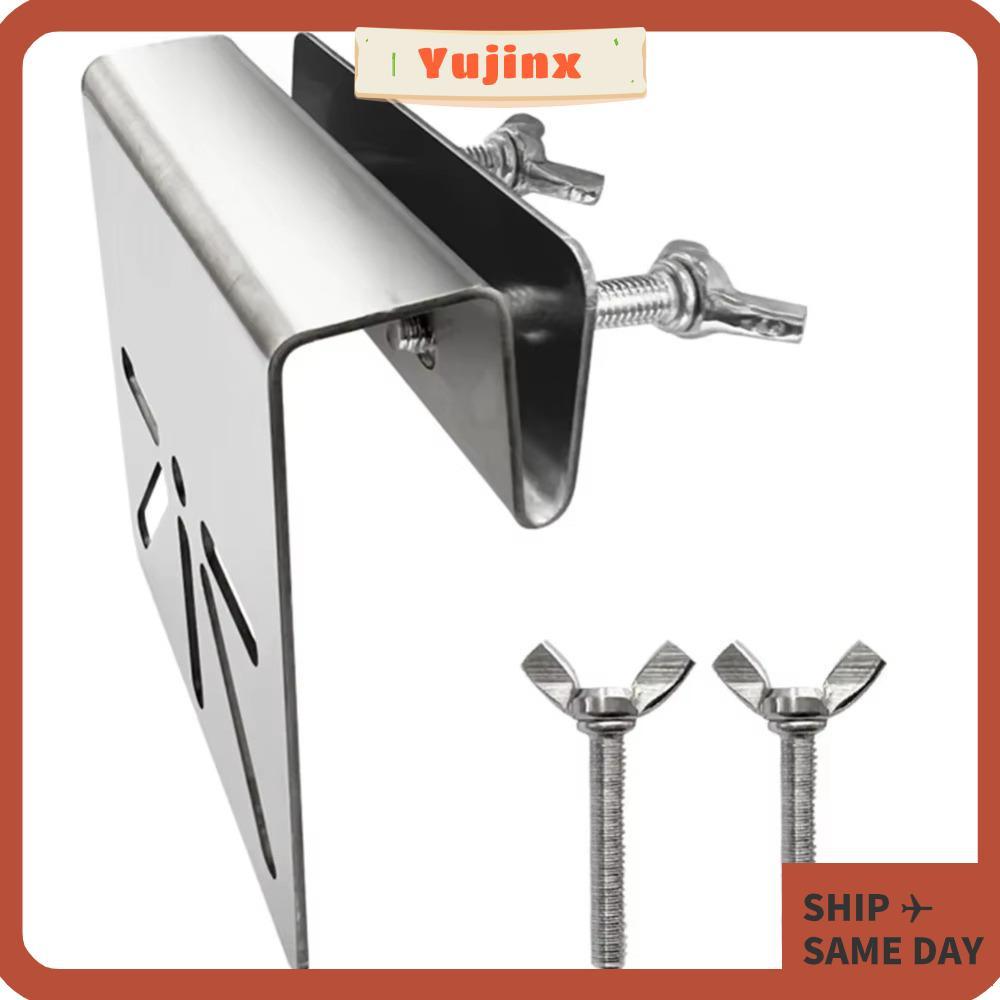YUJINX Wall Mount Bracket, Gutter Mount Metal Gutter Bracket, Channel Mount Wall Mount Camera Holder