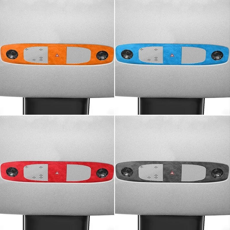 Made of Alcantara สําหรับ Tesla รุ่น 3 (2019-2023)/รุ่น Y(2019-2024) Dome Light Switch Panel Trim สต