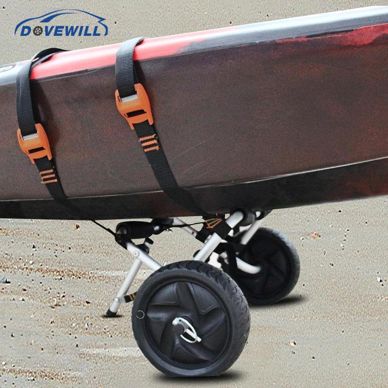 [Dovewill] Kayak Cart พร้อมยางแข็ง Kayak Trailer สําหรับ Float Mats Paddleboards Kayaks