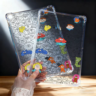 เคส For iPad gen 7/8/9 10.2" gen 10th 11th Mini 2 1 3 4 5 6 Air 1 2 4 5 10.9 Gen 3 4 5 Air 3 4 อะคริลิก Case เคสหลังใส