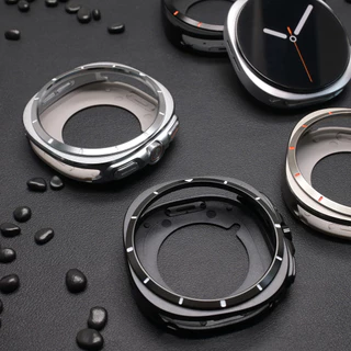เคสโลหะสําหรับ Samsung Galaxy Watch 9 8 44/40 มม.ฝาครอบอลูมิเนียมสําหรับ Samsung Galaxy Watch 8 อุปกรณ์เสริม Hard Shell