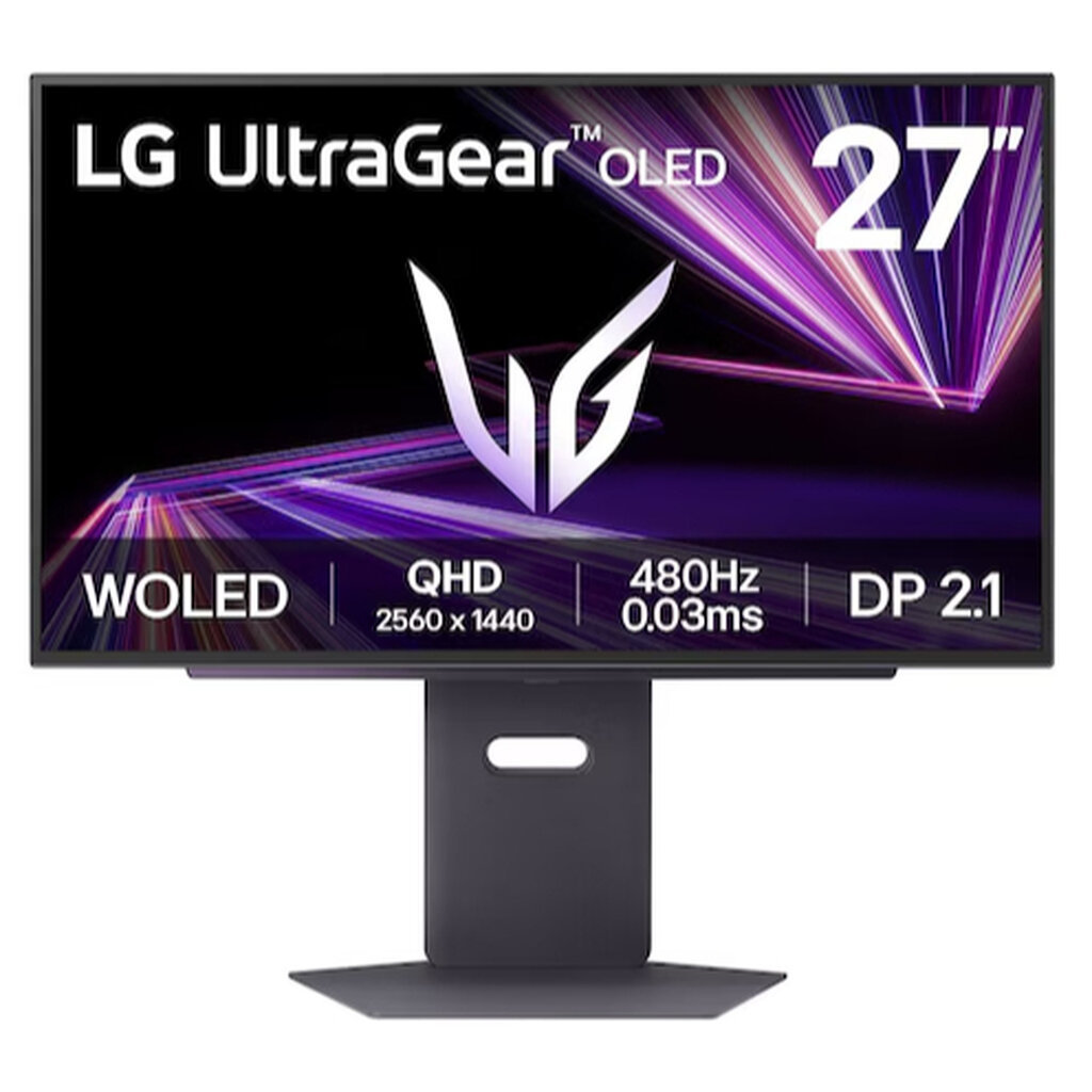LG OLED 27" UltraGear 27GX790A-B QHD 480Hz Gaming Monitor