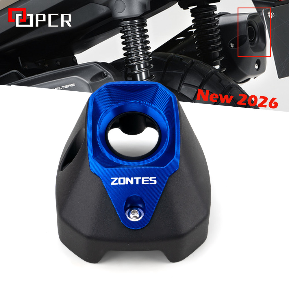 สําหรับ Zontes 368G 368M 368K 368D 368E 2026 368 DEGMK อุปกรณ์เสริมรถจักรยานยนต์ท่อไอเสียท่อฝาครอบระ