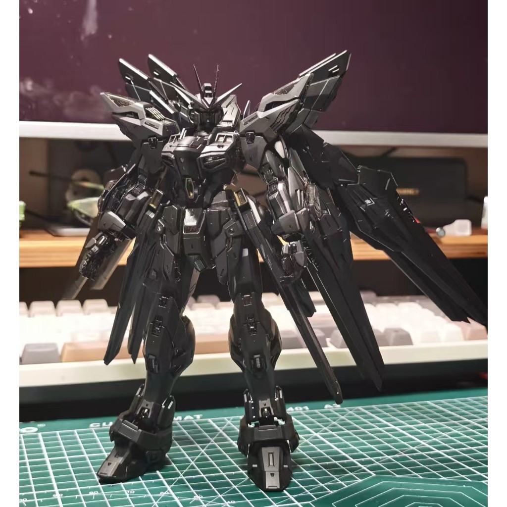 D Long Dragon 7701 Twilight Coating MGEX Strike Freedom 1/100 ประกอบของเล่นเดสก์ท็อปตกแต่ง 26 1.31 - รูปที่ 7