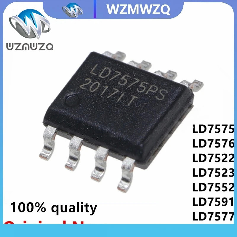 5pcs LD7575PS LD7575 LD7575BGS SOP-8 LD7576PS LD7576 LD7752GR LD7523GS LD7577JAGS LD7591GS LD7591GS 