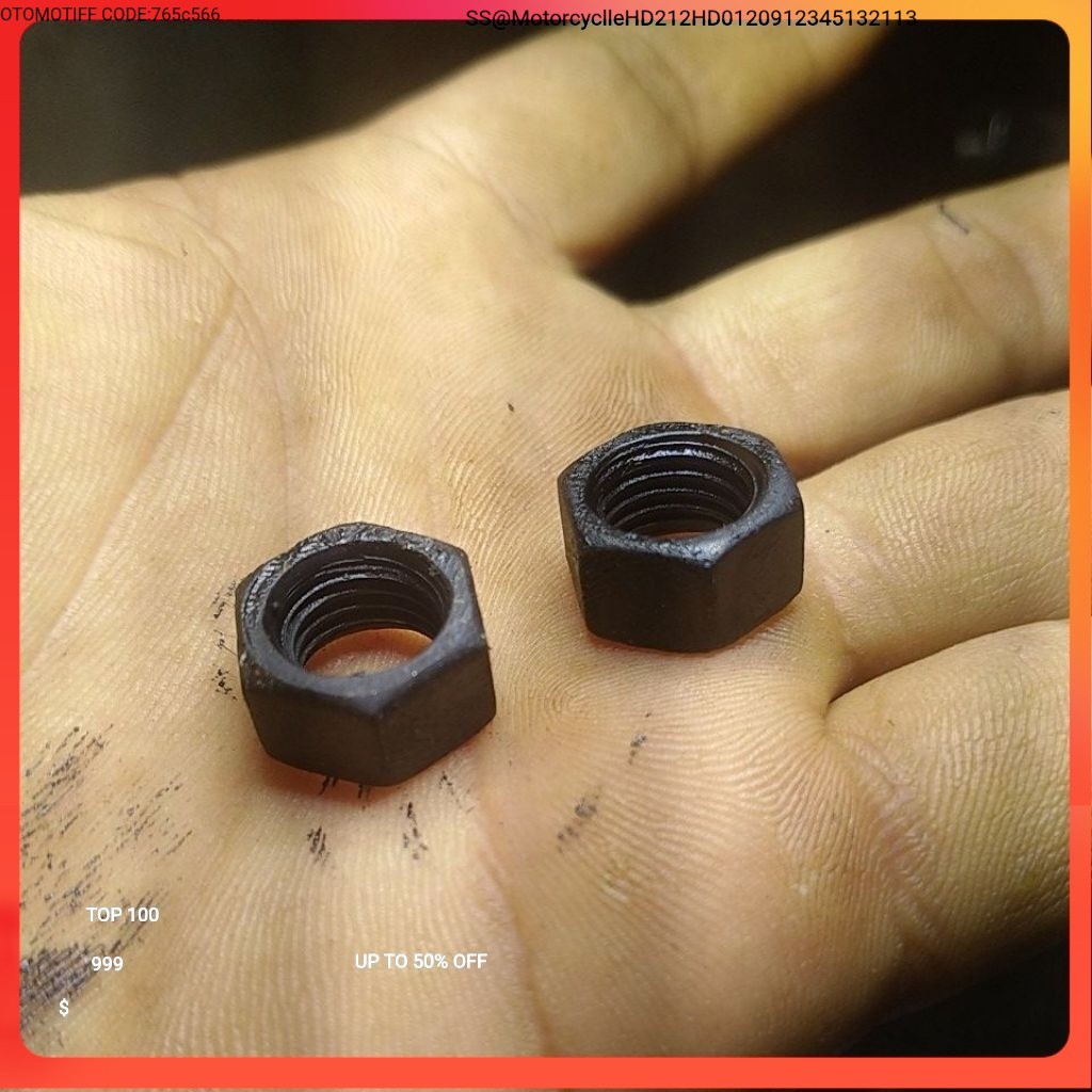 น็อตกระจกฮอนด้า 2 ชิ้น น็อต m10 14 คีย์ Honda karisma Revo CBR Supra spacy Legend Tiger beat Vario n