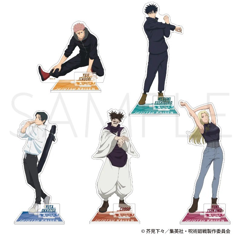 Choso Okkotsu Yuta อะนิเมะรูป Tsukumo Yuki Itadori Yuji ตัวเลขของเล่นผู้หญิงคอสเพลย์ Action Stand ตุ๊กตาของเล่นของขวัญอะคริลิค