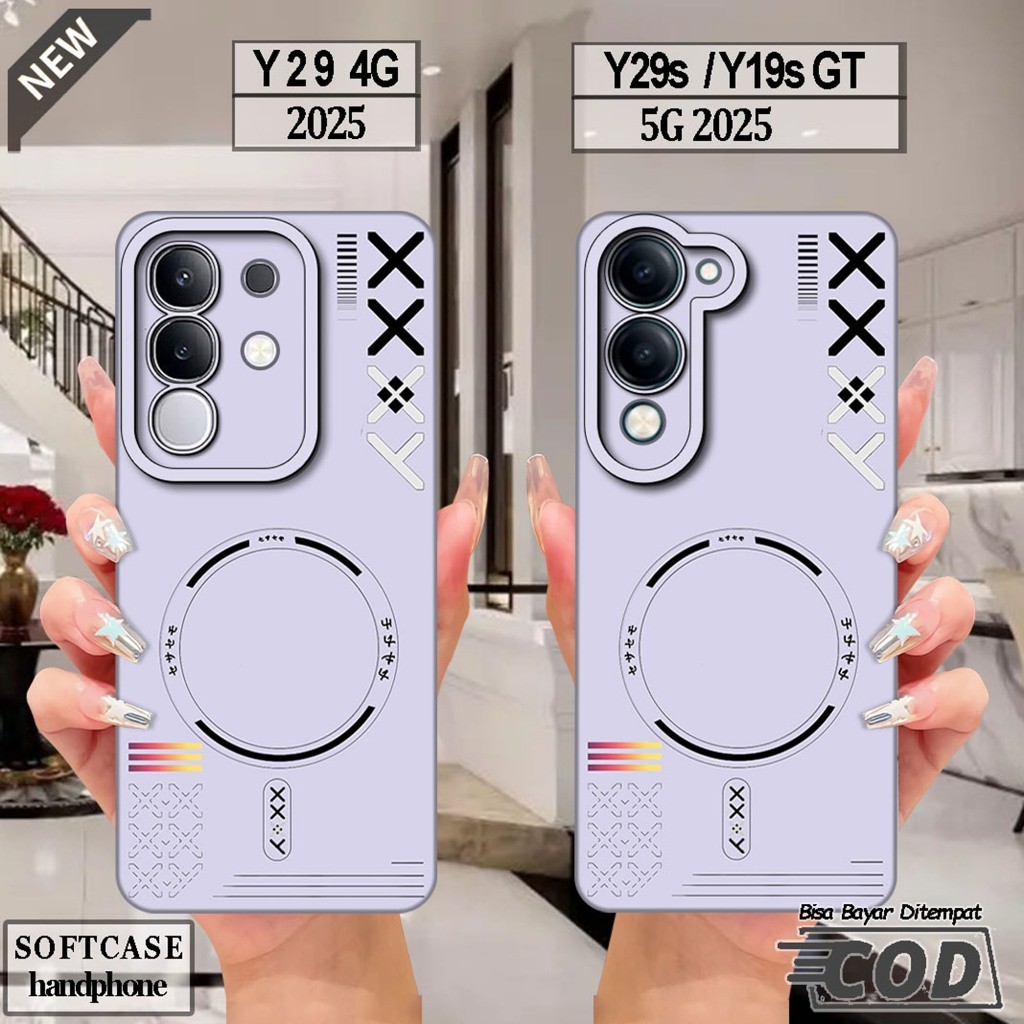 VIVO Y29 4G Silicone - เคส VIVO Y29S - เคส VIVO Y19S GT _เคส softcase สีดําใสยืดหยุ่นสุดเท่