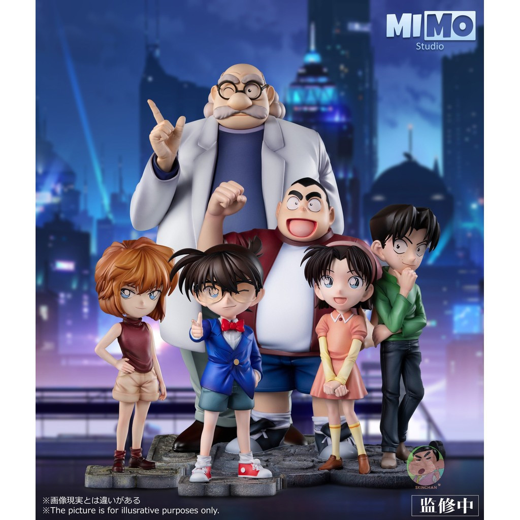 ( ⭕ PRE-ORDER) Mimo Studio - Detective Conan Edogawa Conan & Ai Haibara & Junior Detective Corps & A