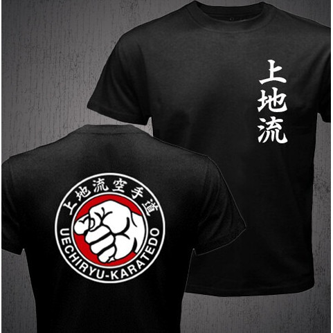 เสื้อยืดผ้าฝ้าย 100%คาราเต้ Okinawa Karate-