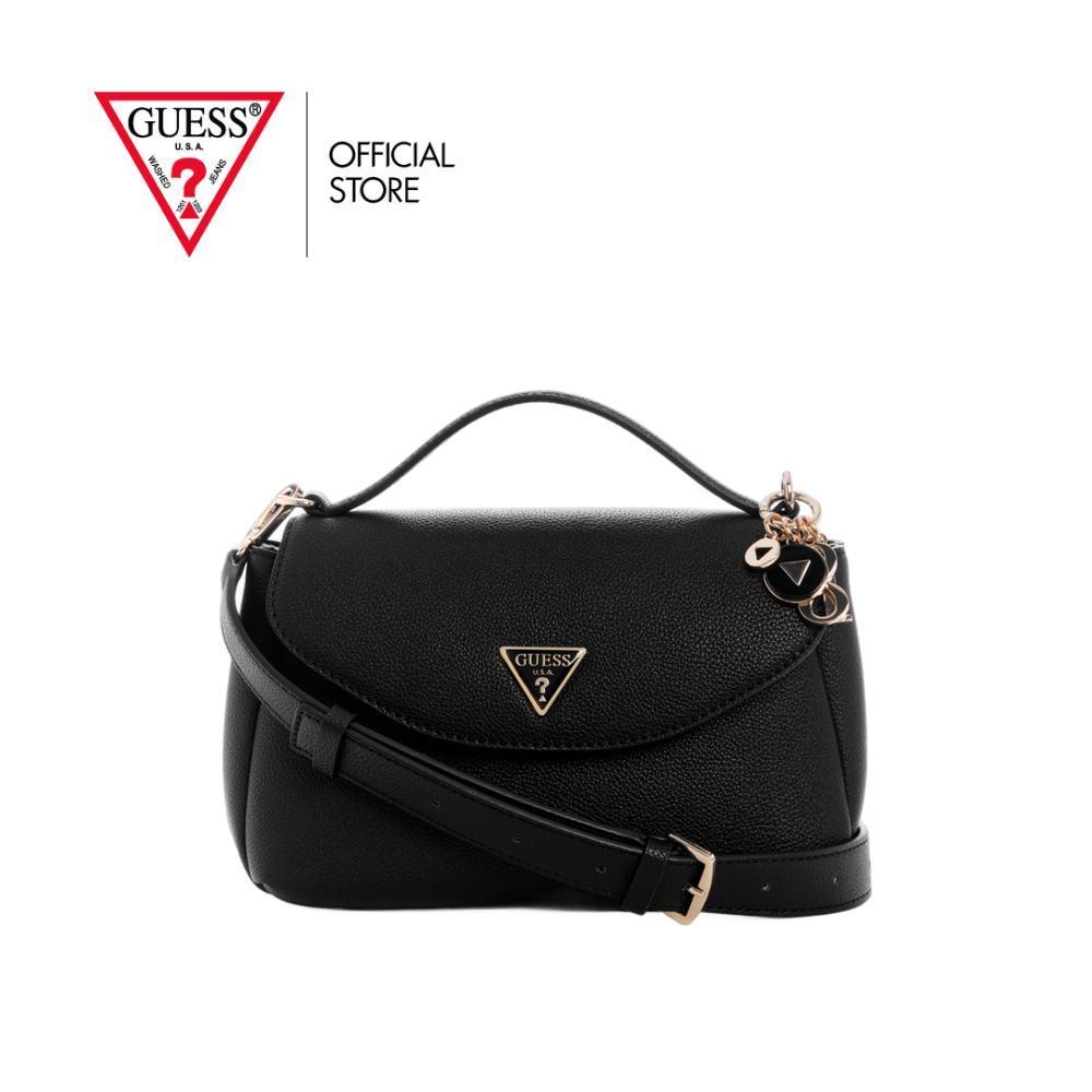 กระเป๋า Guess รุ่น BG966420 EVIE TOP HANDLE FLAP สีดำ