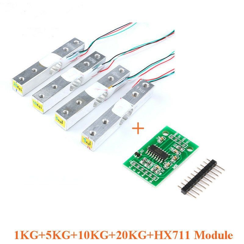 โหเซลล์ 1kg,5kg,10kg   โมดูล  HX711AD  Weight Sensor Amplifier ราคาต่อชิ้น
