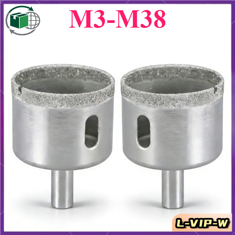 อิฐเคลือบแก้วเซรามิกหิน,อ่อนทองแดงทั้งหมด ที่เปิดรูแก้ว/M3-M38 (L-VIP- W-6)