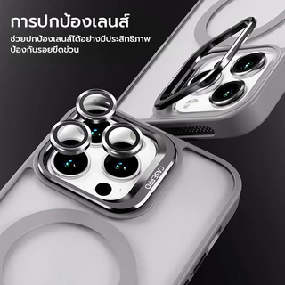 [OSGEER] เคสไอโฟน ป้องกันเลนส์ สำหรับ iPhone 17Pro Max 16 promax 15plus 14 13 12 11หลายสี กันกระแทก แม่เหล็ก