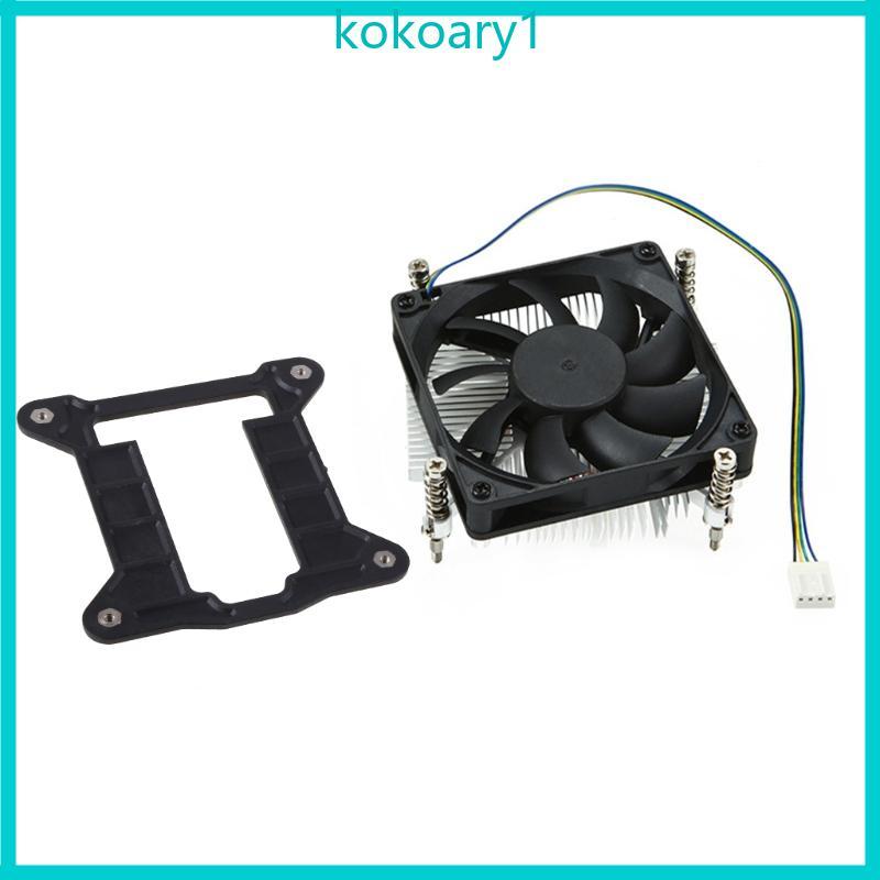 KOKO พัดลม ITX หม้อน้ําบางสําหรับ LGA 1155 1156 1150 1151 พัดลมระบายความร้อน CPU หม้อน้ํา
