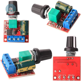 PWM DC มอเตอร์ปรับความเร็วโมดูลควบคุม 5-35V 5A PWM 1pc สวิตช์บอร์ด LED Dimmer
