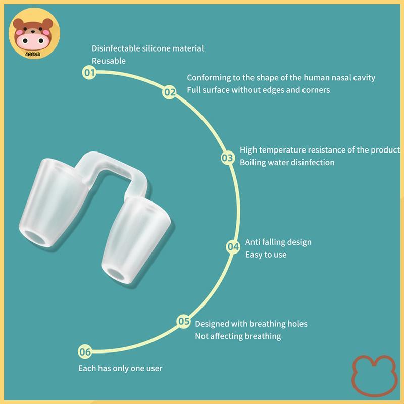 Aosun Silicone Nose Up Shaper Beauty Nose Clip Corrector EN