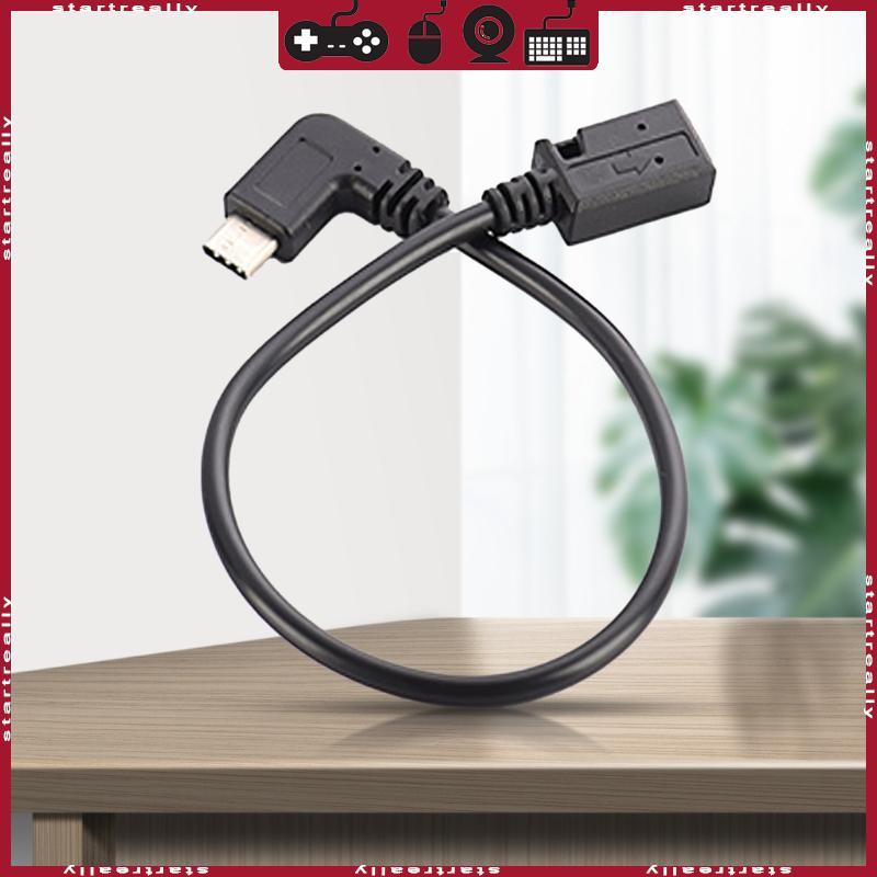 ST สาย USB Type C เป็น Mini USB 90 องศา USB C อะแดปเตอร์ชายเป็นมินิ USB หญิง