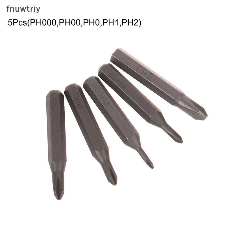 [fnuwtriy] 5 ชิ้น H428 มิลลิเมตรไขควงข้าม Bits PH0000 PH000 PH00 PH0 PH1 PH2 4 มิลลิเมตร Hex Shank ไ