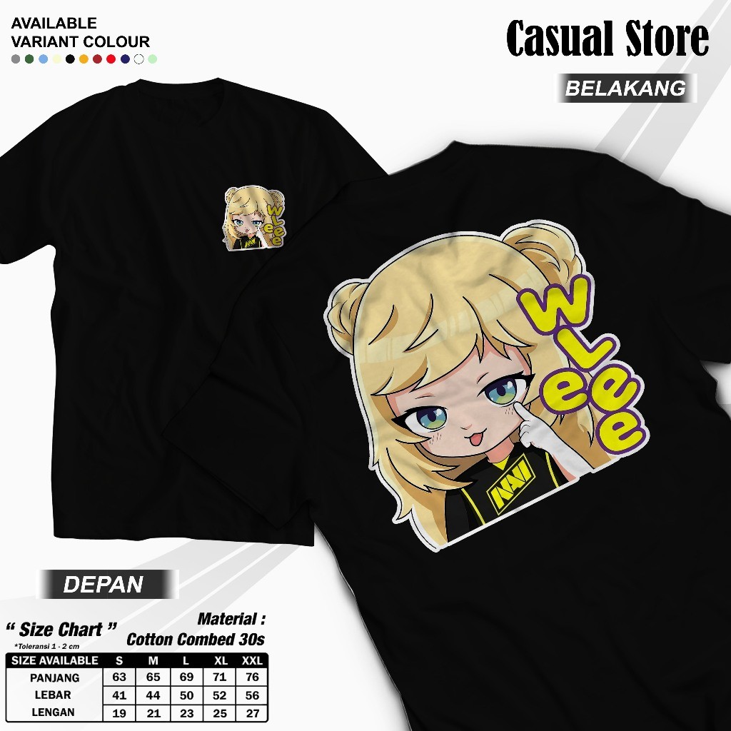 KATUN Mobile Legend Emotion เสื้อยืด - สกรีนลาย Cotton Top - ML Emoji เสื้อยืด - ML Team MPL Navi Wl