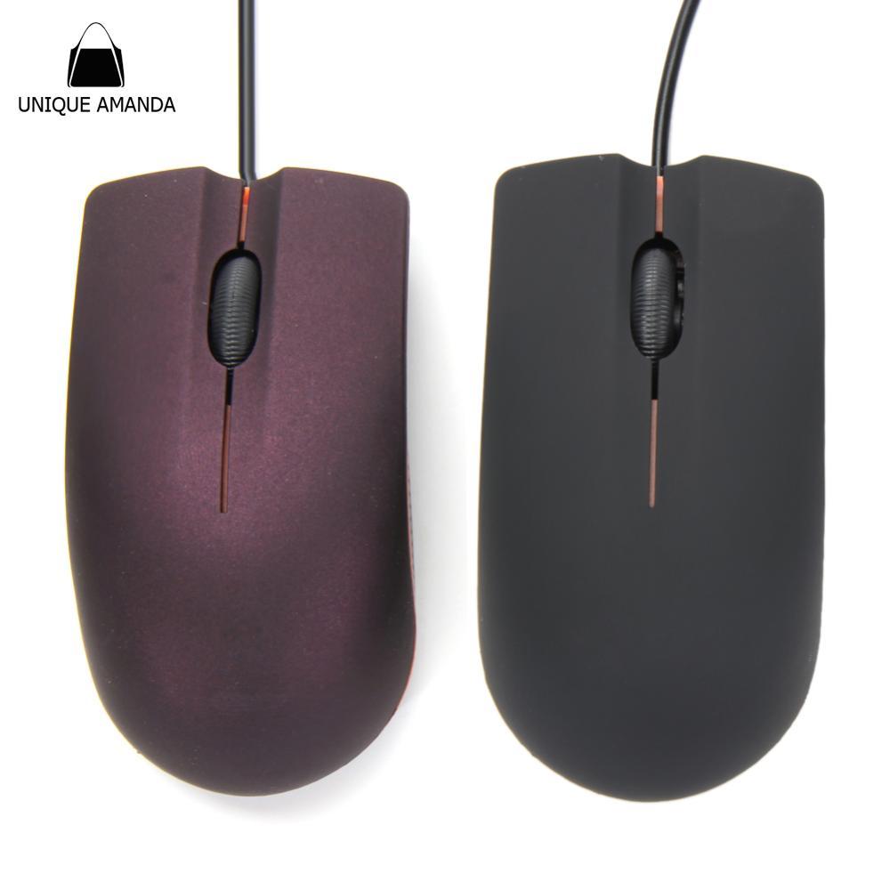 เมาส์ออปติคอลแบบมีสาย USB เมาส์คอมพิวเตอร์ 1200 DPI เมาส์ตามหลักสรีรศาสตร์ 3 ปุ่ม